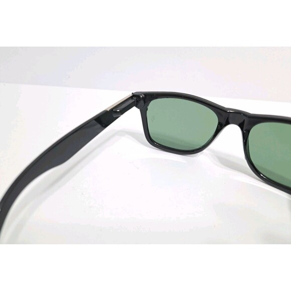Ray Ban Wayfarer Classic Gloss Frame Sunglasses Black Green Shades Polarized - Picture 6 of 8